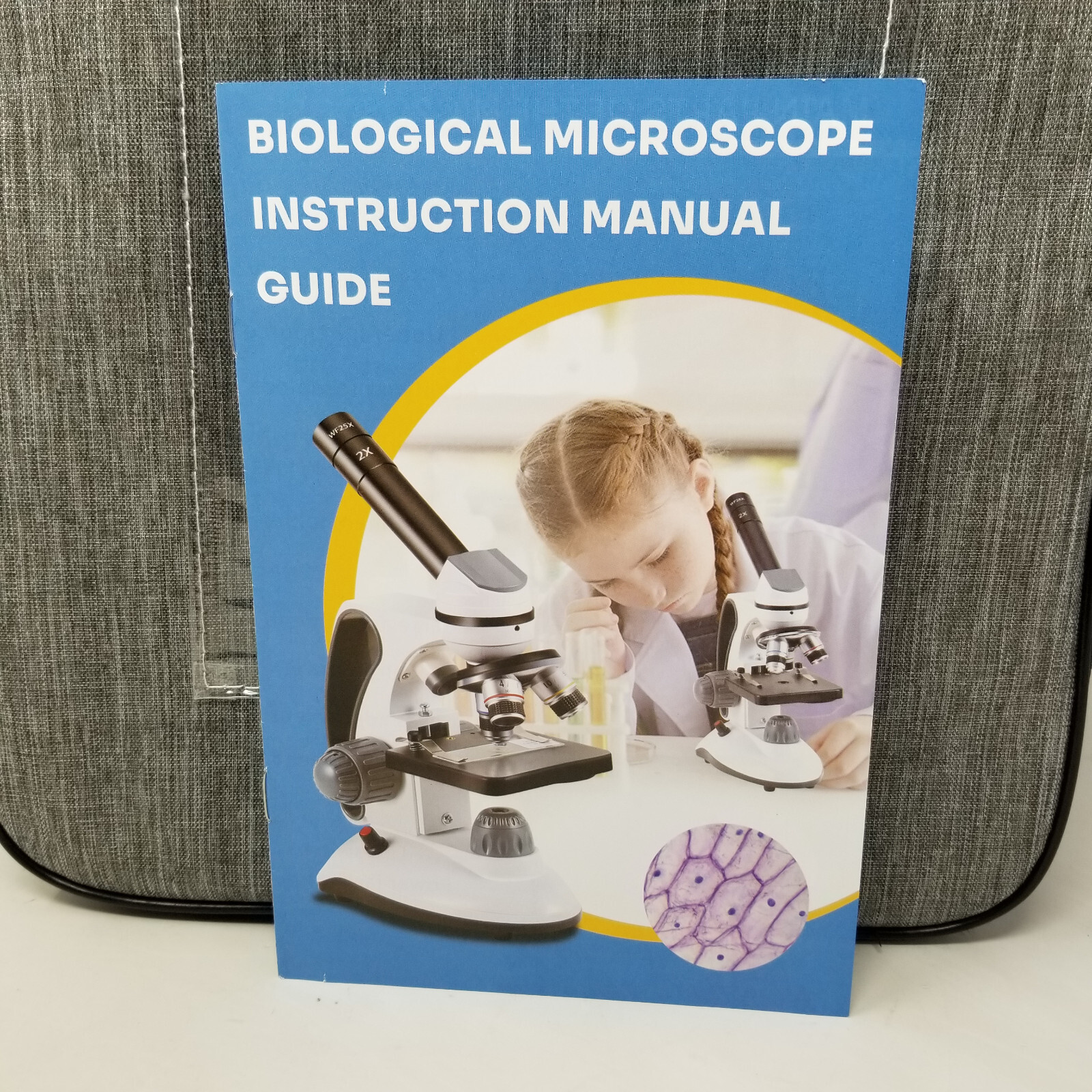 40X-2000X Biological LED Microscope Monocular Homeschool Student Kit