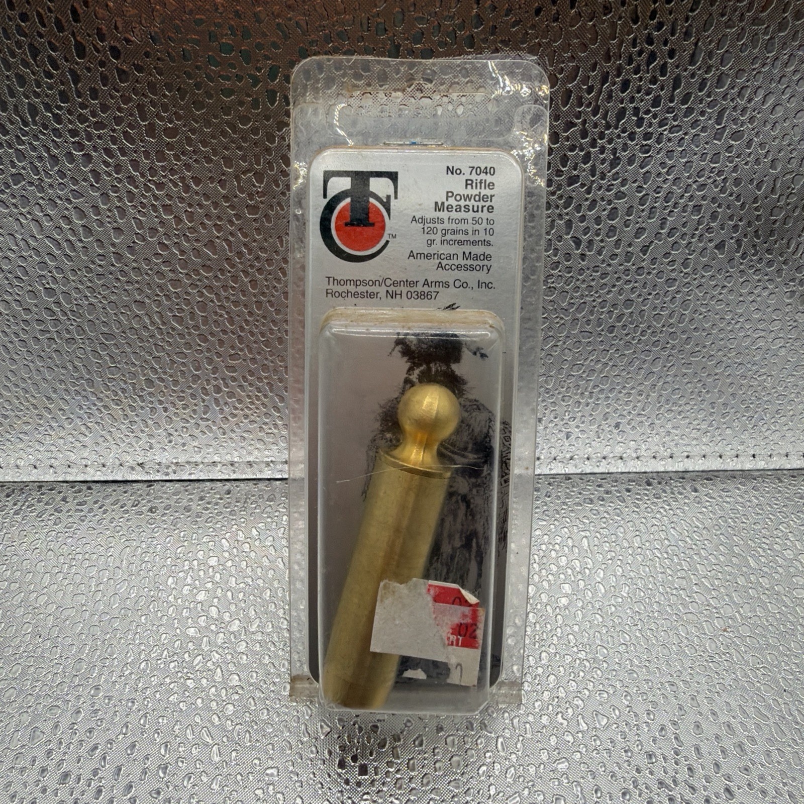 Thompson Center T/C 7040 Rifle Powder Measure 50-120 Grains Brass NOS. J