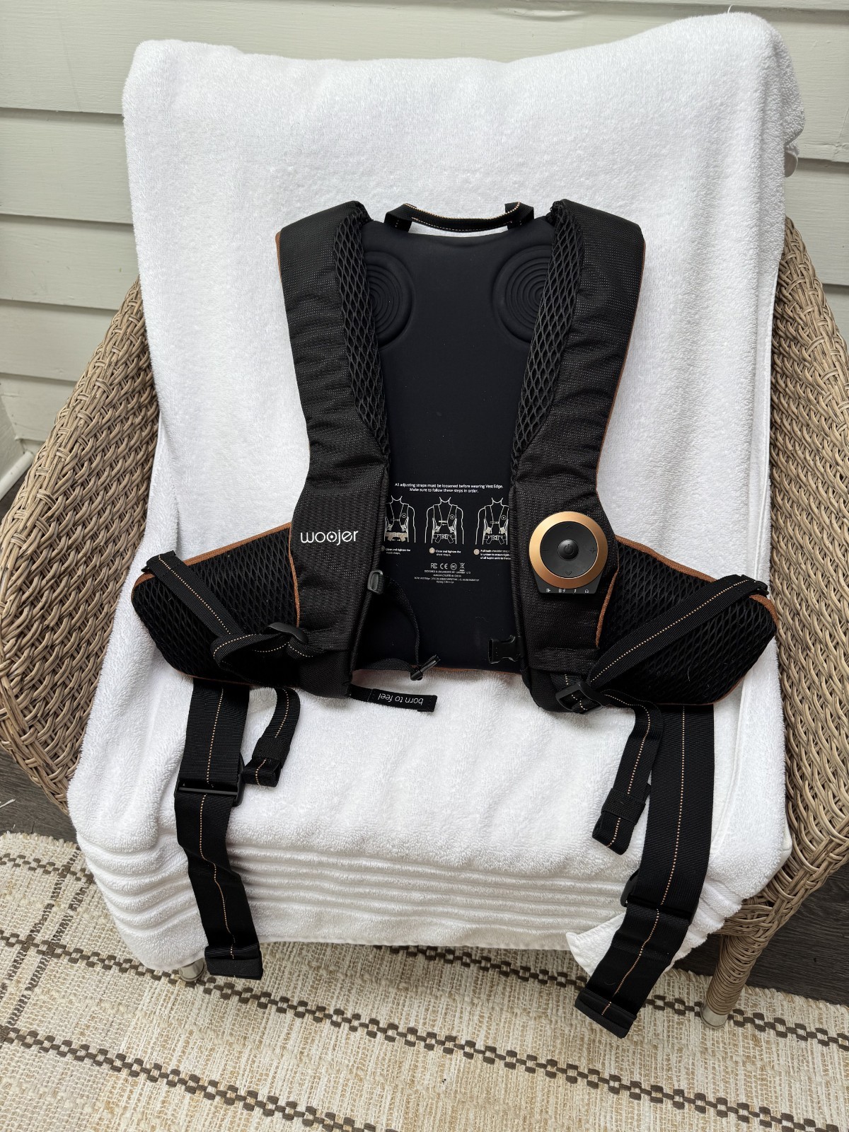 Woojer Vest Edge WJRVE101 Haptic Black For VR Gaming & Music