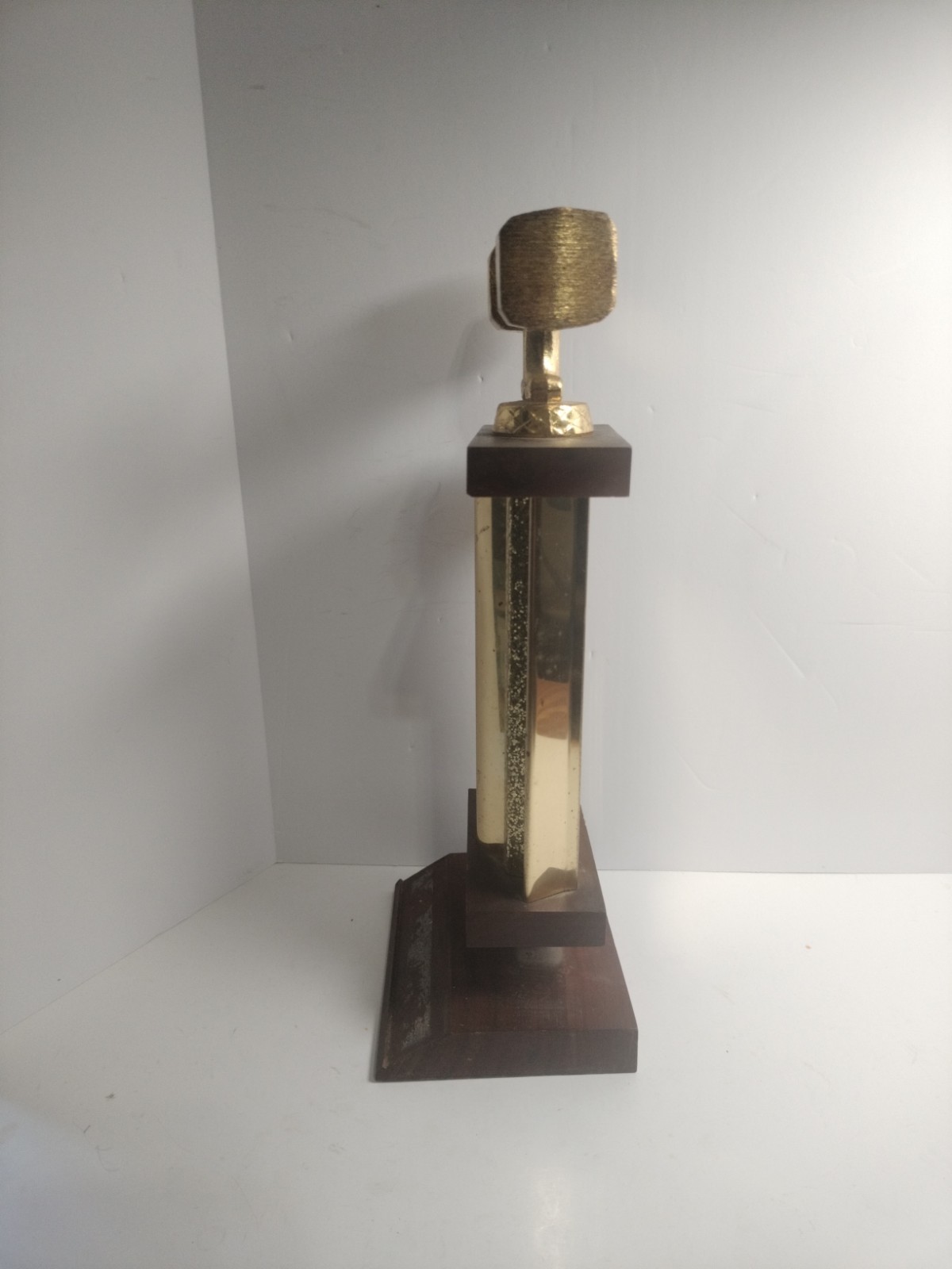 Vintage Weight Lifting Trophy Dumbbell