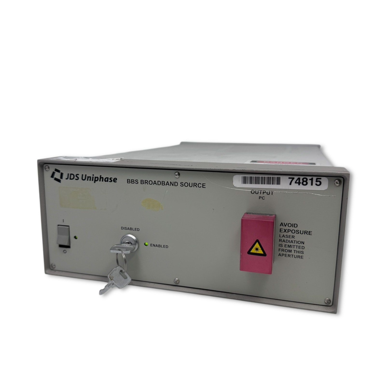 JDS Uniphase BBS1550+1FP Broadband Source Laser  S/N CD007006 - Fiber Optic Test