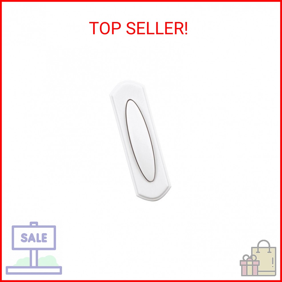 Heath Zenith SL-7797-02 Traditional Décor Series Wireless Door Chime Push Button