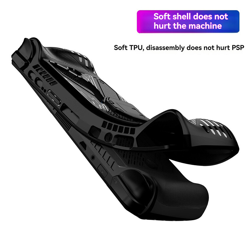TPU Soft Protective screen Case with Stand for ASUS ROG ALLY X Gaming Console