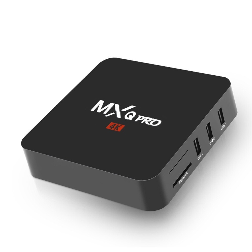 MXQ Pro 4K Android TV Box 7.1 Smart TV Box WiFi Quad Core 3D Media Player