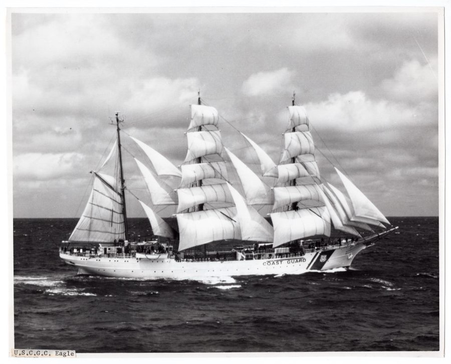 1977 Coast Guard WIX-327 USCGC Eagle on European Cruise Original News Photo