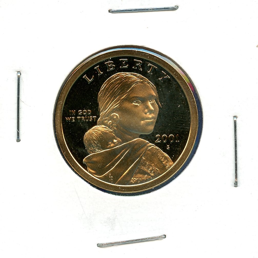 2001 S Proof Sacagawea Dollar #3 $1 US Mint Brilliant Uncirculated