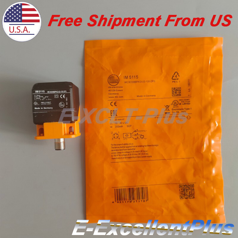 1PCS For IFM IM5115 IMC3020BBPKG/US-100-DPS Proximity Sensor Switch US Shipping