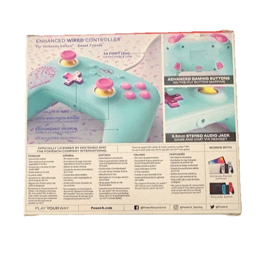 PowerA Enhanced Wired Controller for Nintendo Switch - Pokémon: Sweet Friends