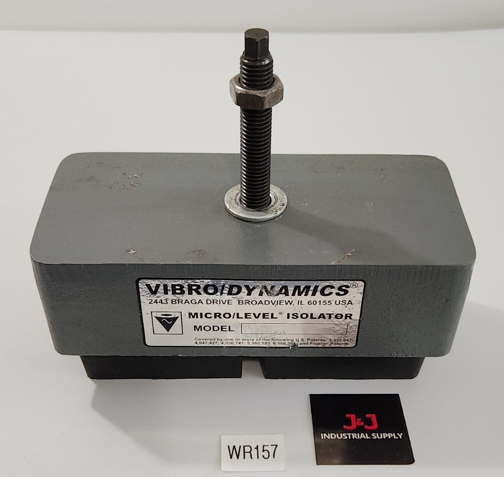 Vibro Dynamics 7M34 Micro/Level Isolator Machinery Mount Pad/Foot + Warranty!