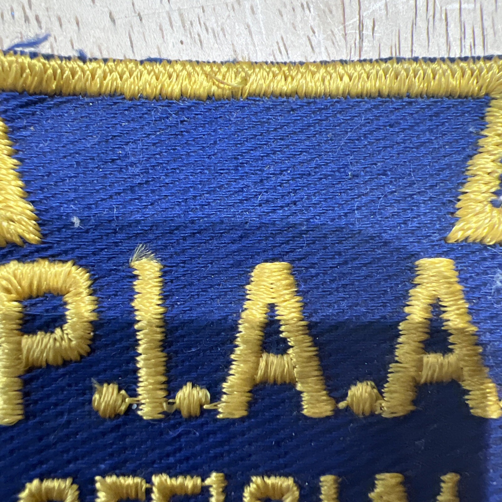 Vintage P. I. A. A. Official Patch PA Inter scholastic Athletic Association