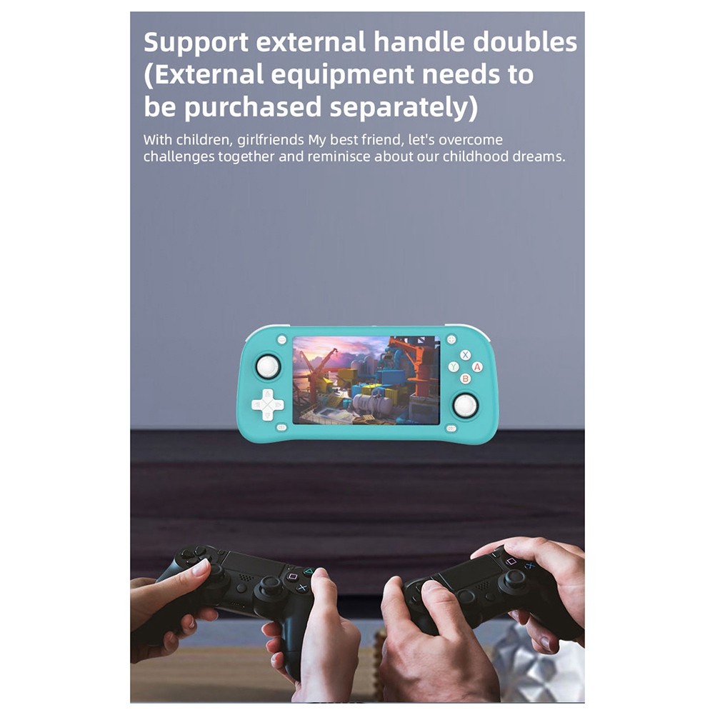 XF43 Retro Handheld Game Console 4.3in IPS Screen Open Source Linux Game7206