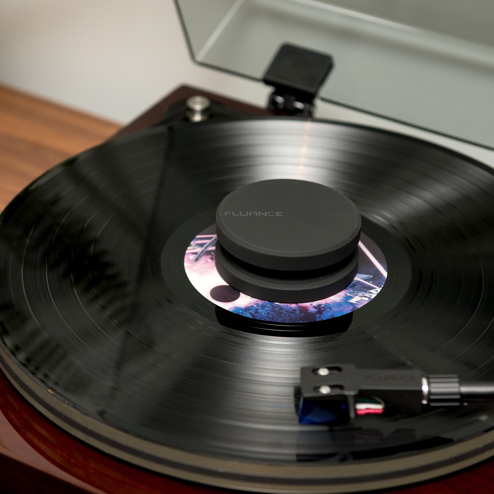 Fluance RT84 Reference Turntable with Record Weight and Vinyl Cleaning Kit