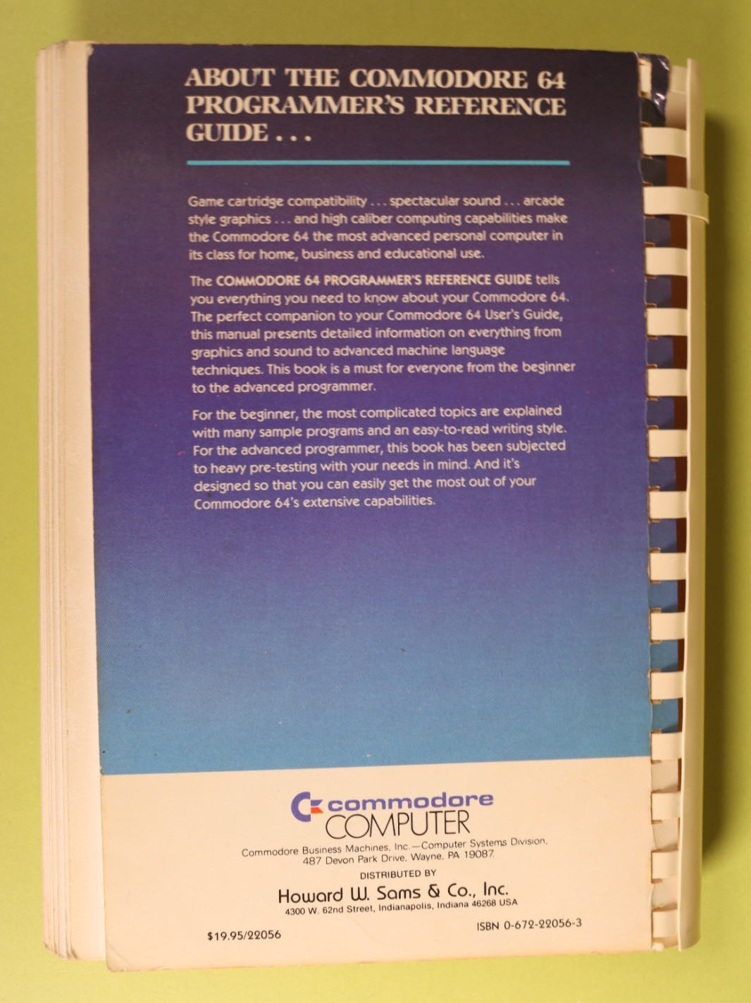 Commodore 64 Programmer's Reference Guide First Edition 7th Printing 1983