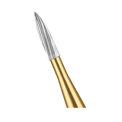 SS White FG #7902 12 blade Needle T&F bur, pack of 5 burs