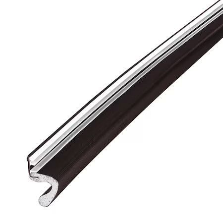 Door Frame Weatherstip, Brown, 7 Ft L,  2Rrt4