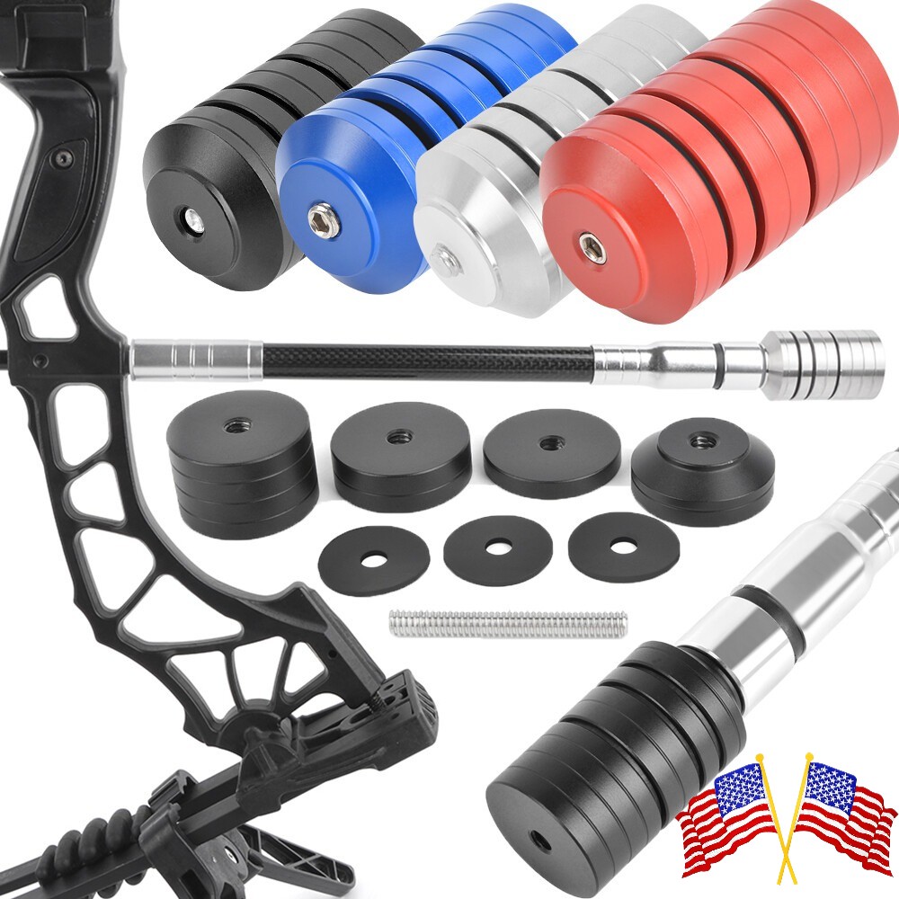 Archery Bow Stabilizer Weight Steel Counterweight Freestyle Compound Bow Hunting