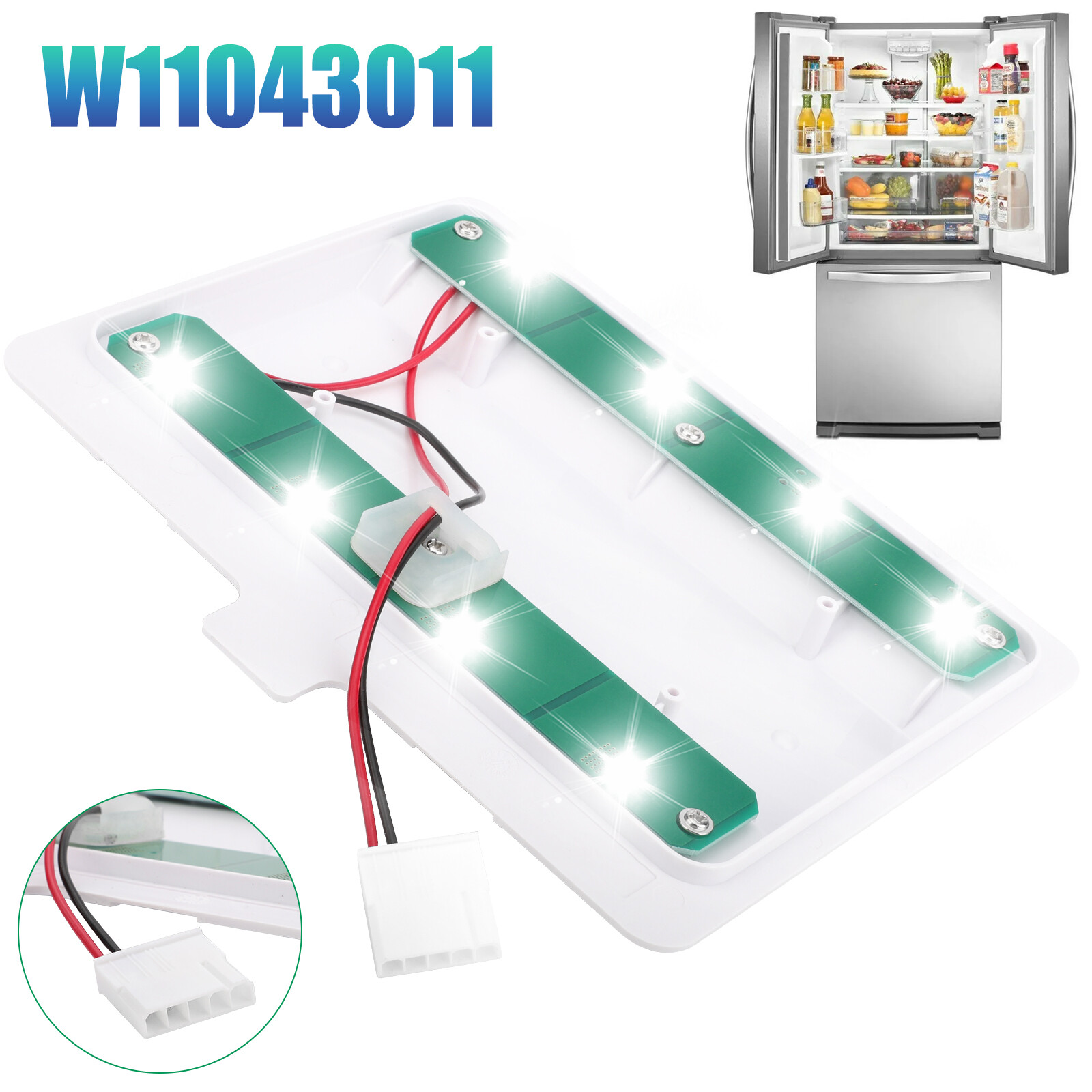W11043011 Replacement LED Module Light Kits For Whirlpool Refrigerator W10866538