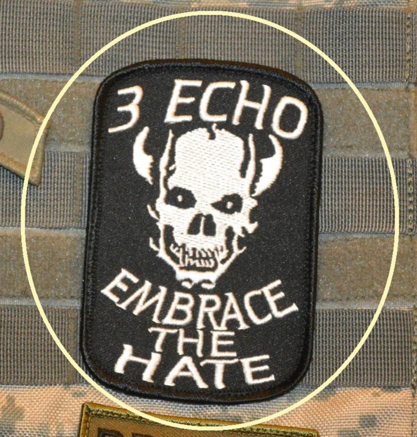 USN JSOC SEAL TEAM THREE ST3 ODA vêlkrö INSIGNIA PATCH:⭐3 ECHO EMBRACE the HATE⭐