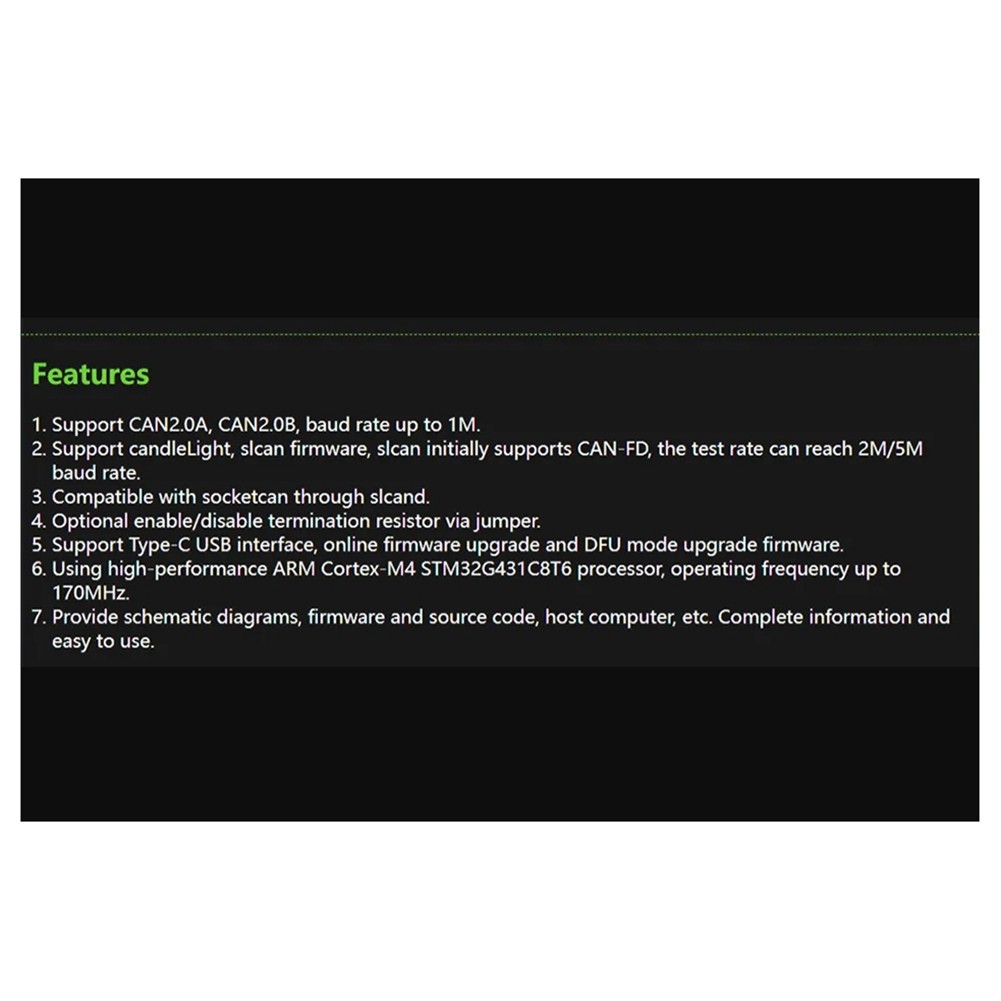 CANable V2.0 Pro CANbus Transceiver USB to Protocol Analyzer Adapter1003