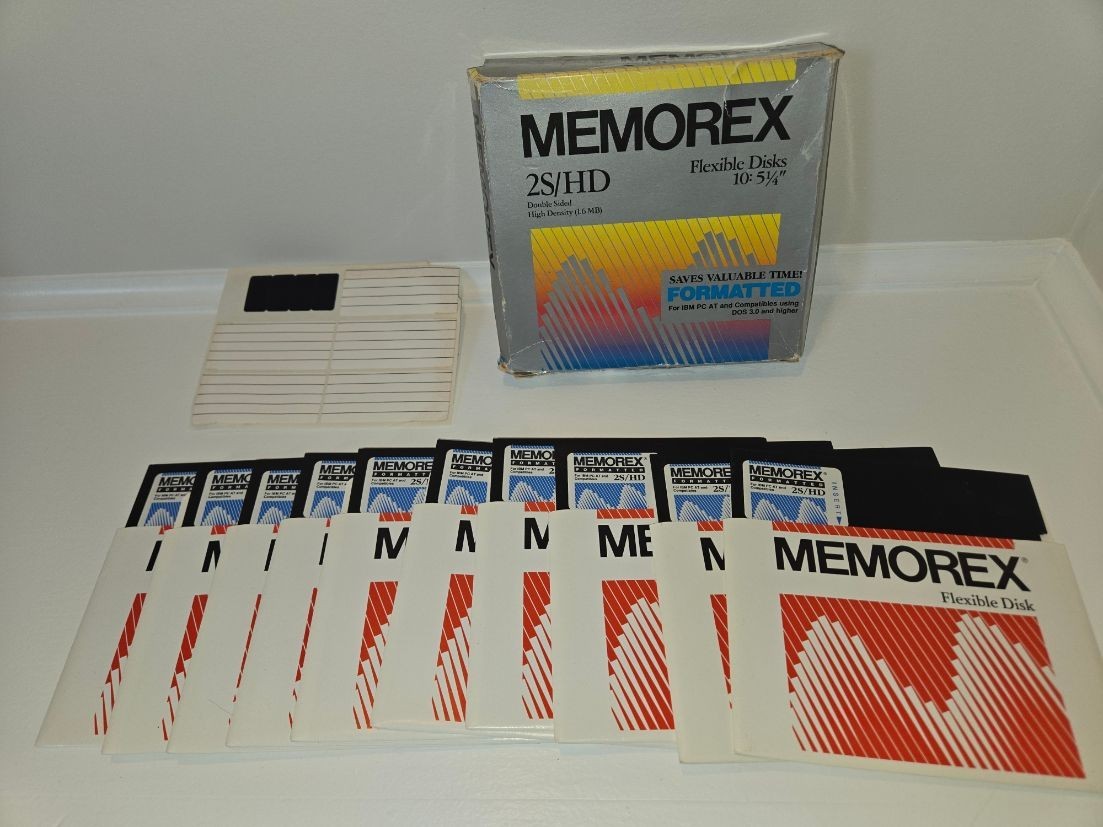 Memorex 2S/HD Disks - Box with 10 Total