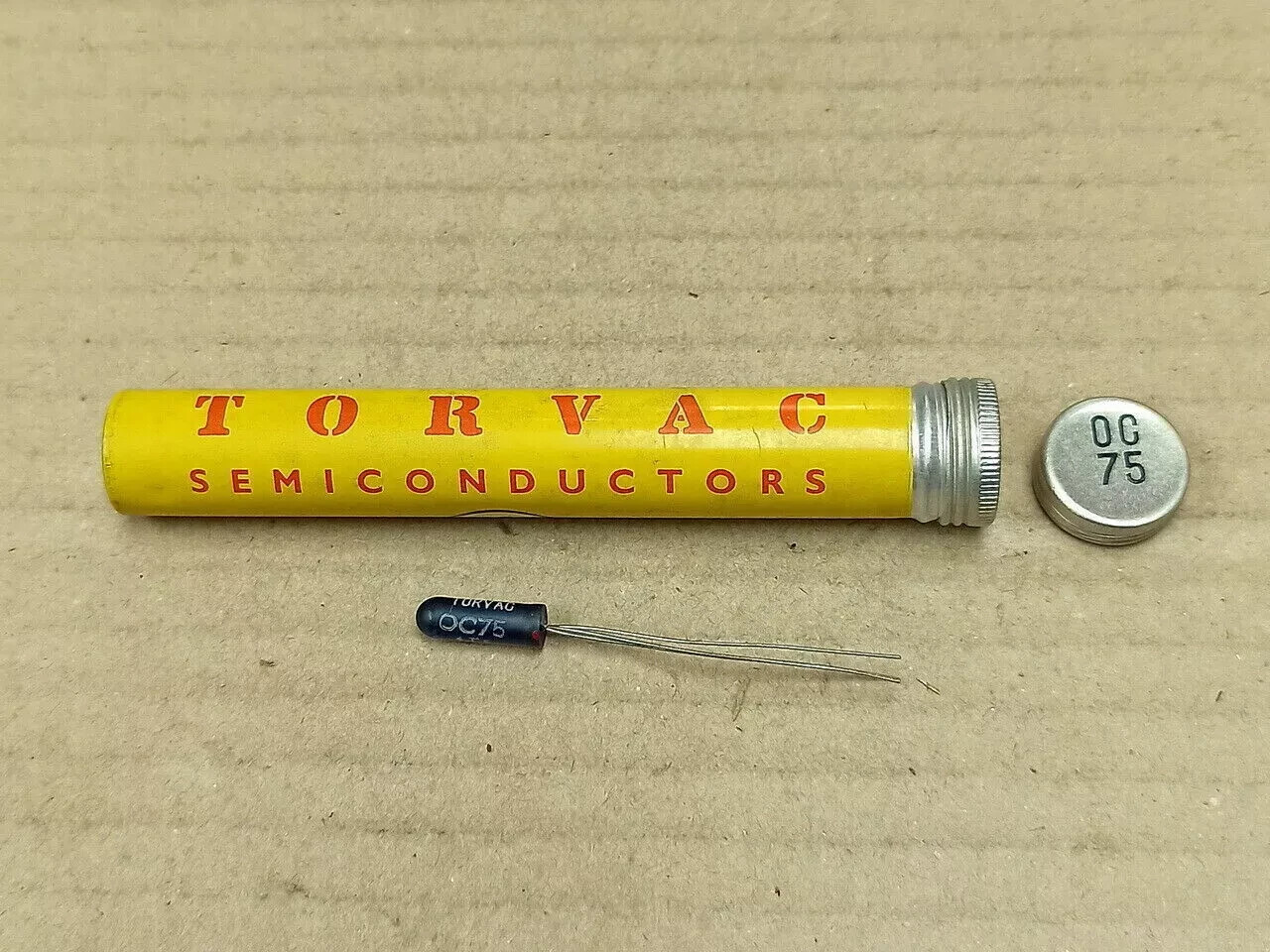 TORVAC OC75 germanium transistor