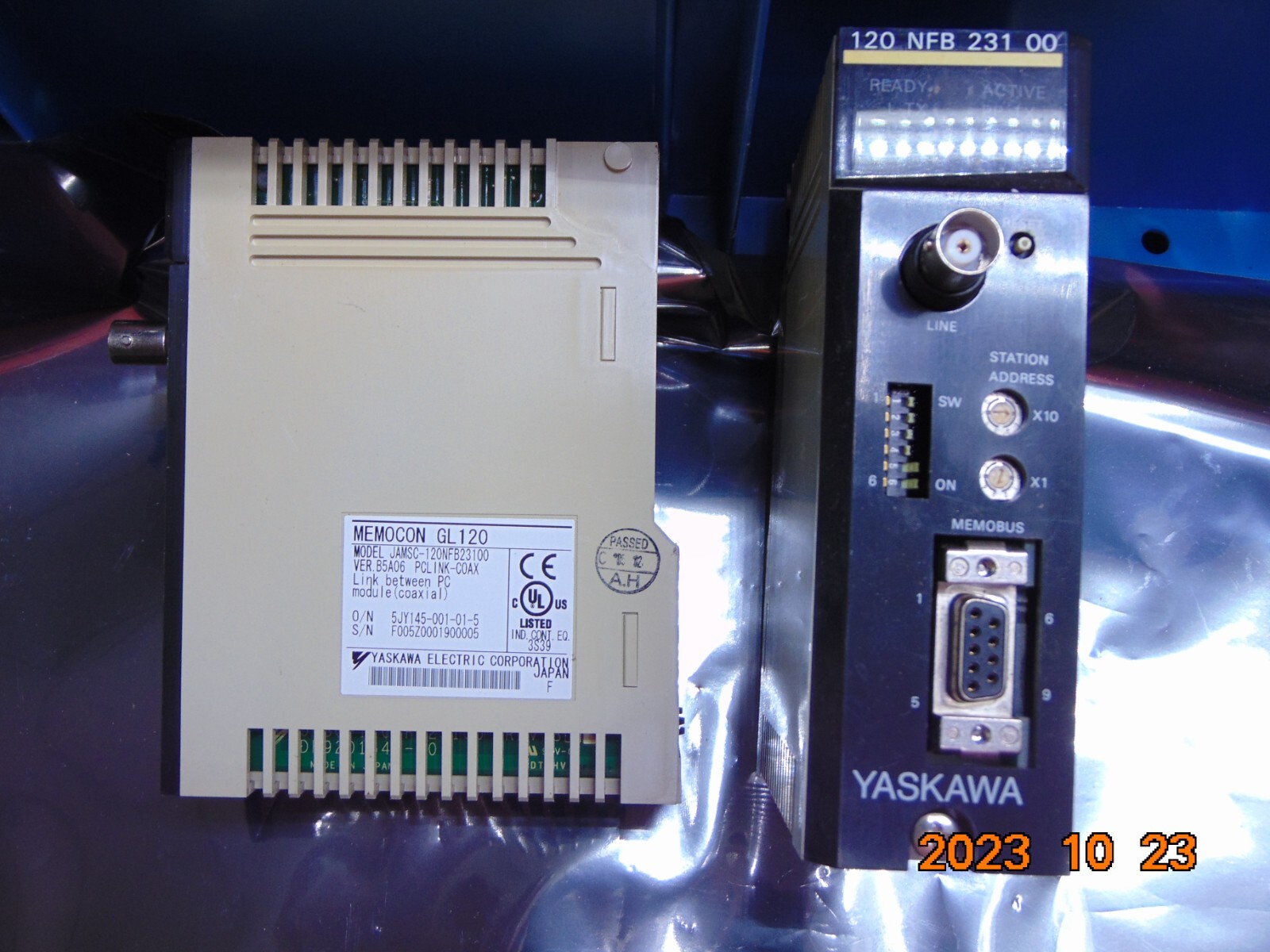 (1)  Yaskawa JAMSC-120NFB23100 Memocon Coax PC-Link