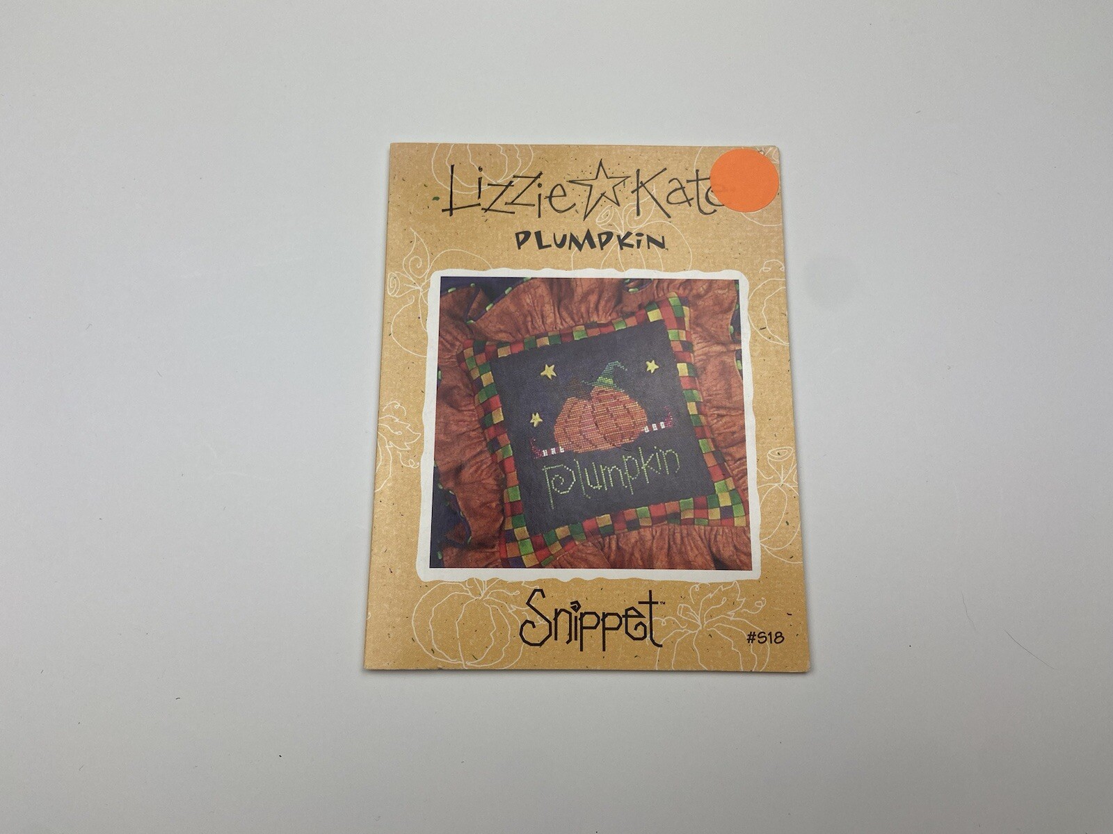 Lizzie Kate Snippet Series Plumpkin Counted Cross Stitch Pattern 1M