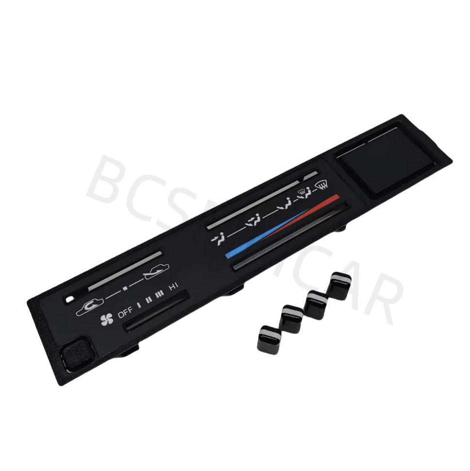 Fit For 1984-1988 Toyota Pickup Interior Dash Heater A/C Faceplate With 4 Knobs