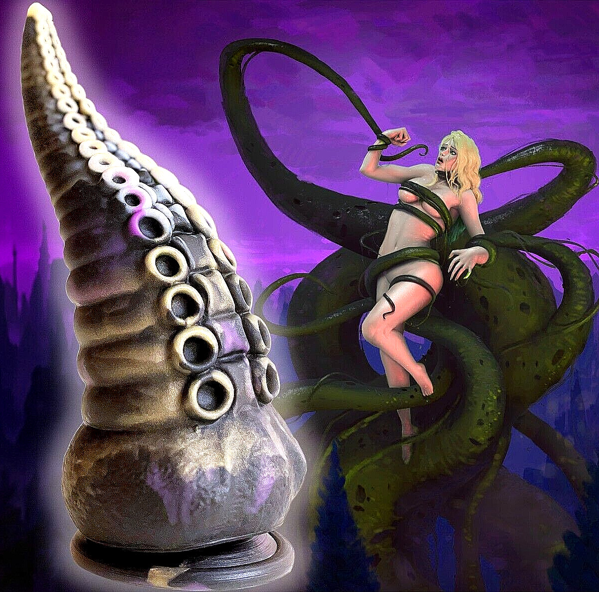 Tentacle Dildo Fantasy Monster Silicon Dildo Octopus Adult Sex Toy Huge Big Dick