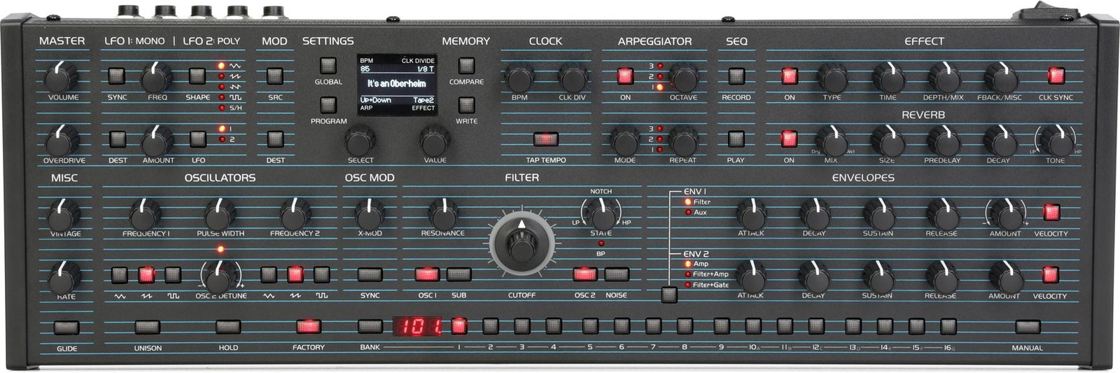 Oberheim TEO-5 Polyphonic Desktop Synthesizer Module