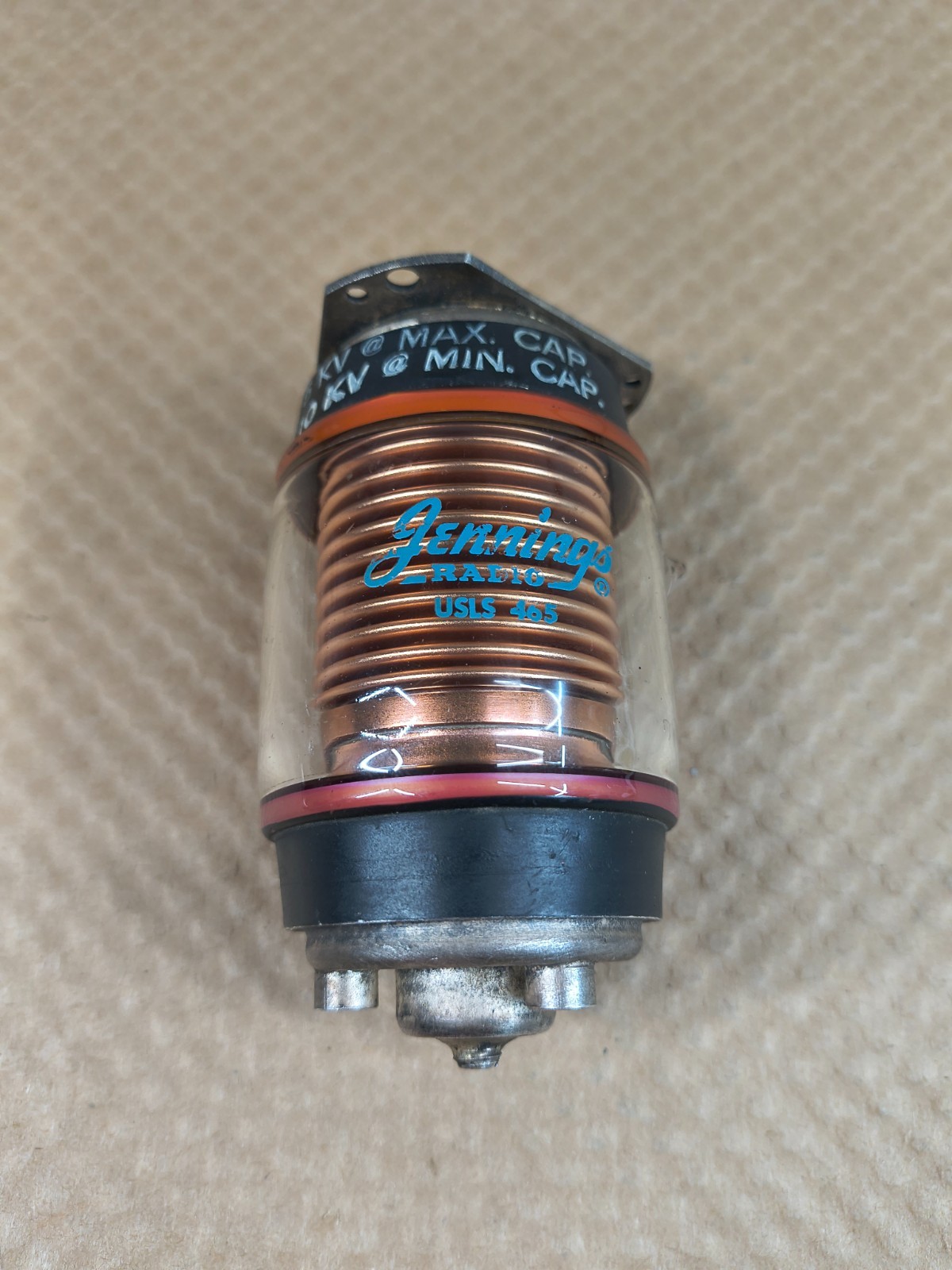 Jennings USLS - 465 vacuum capacitor for linear amplifiers
