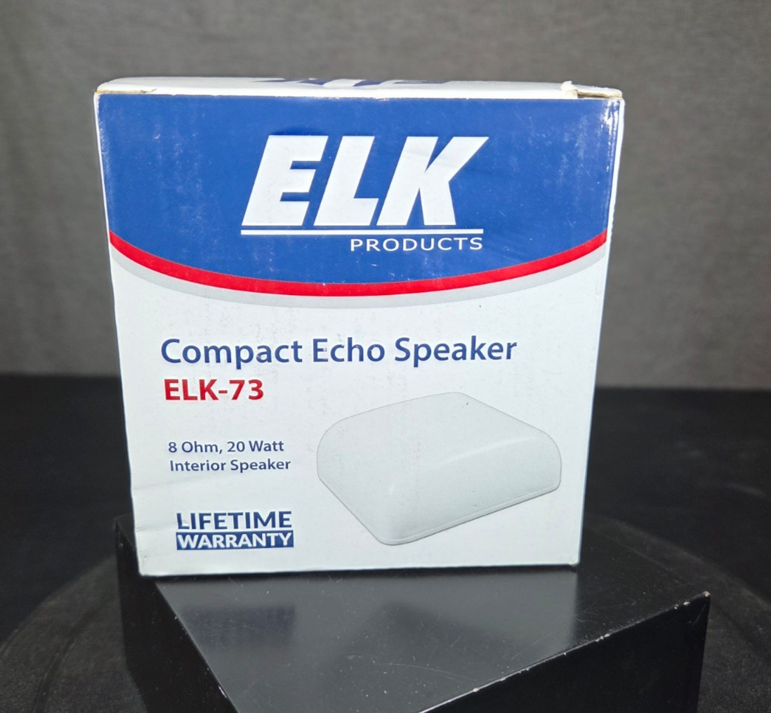 ELK-73  Compact Echo Speaker 8Ohm, 20 Watt Interior Speaker - New FAST SHIP!💨✅