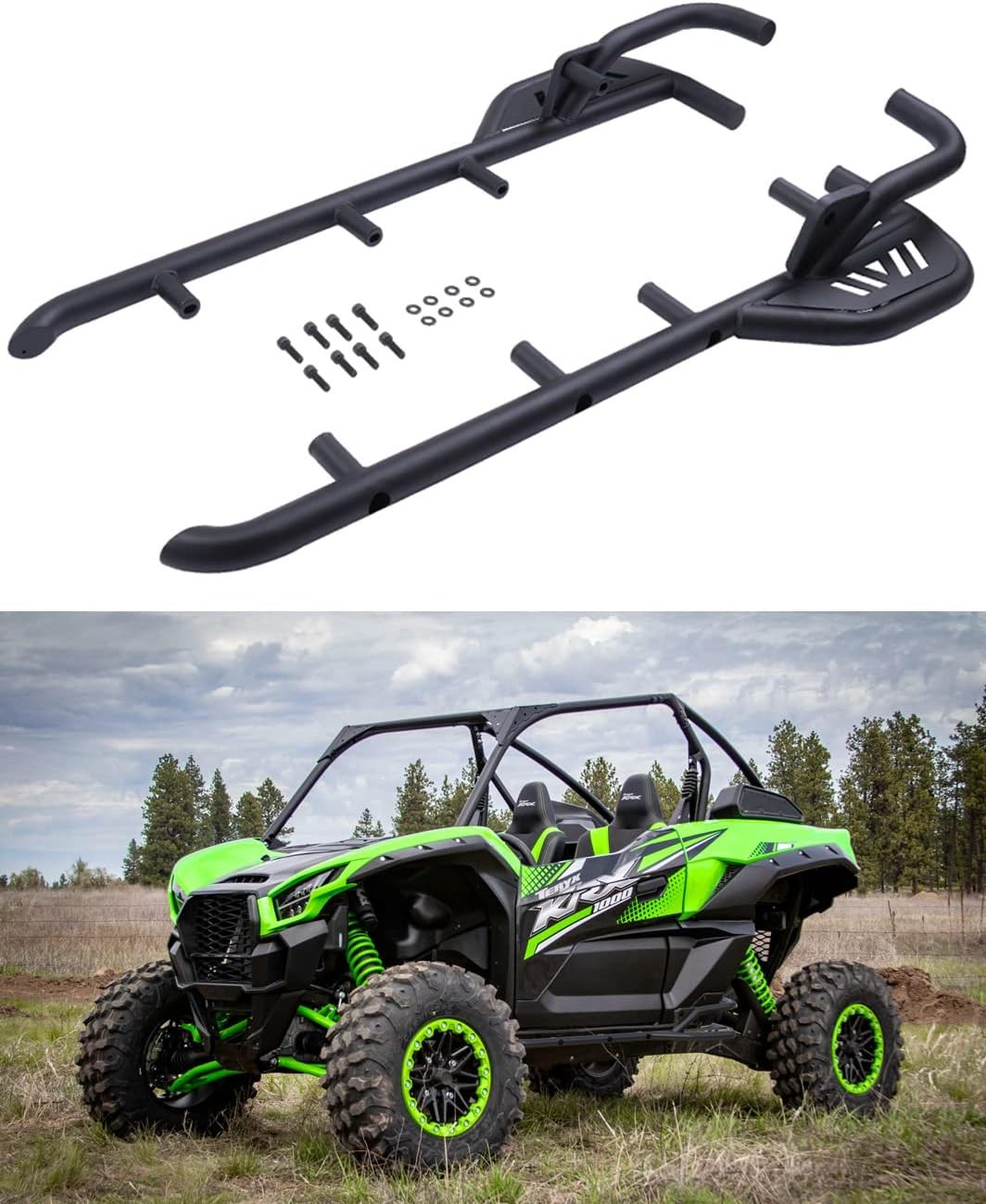 ELITEWILL Teryx KRX 1000 Rock Sliders Side Nerf Bars