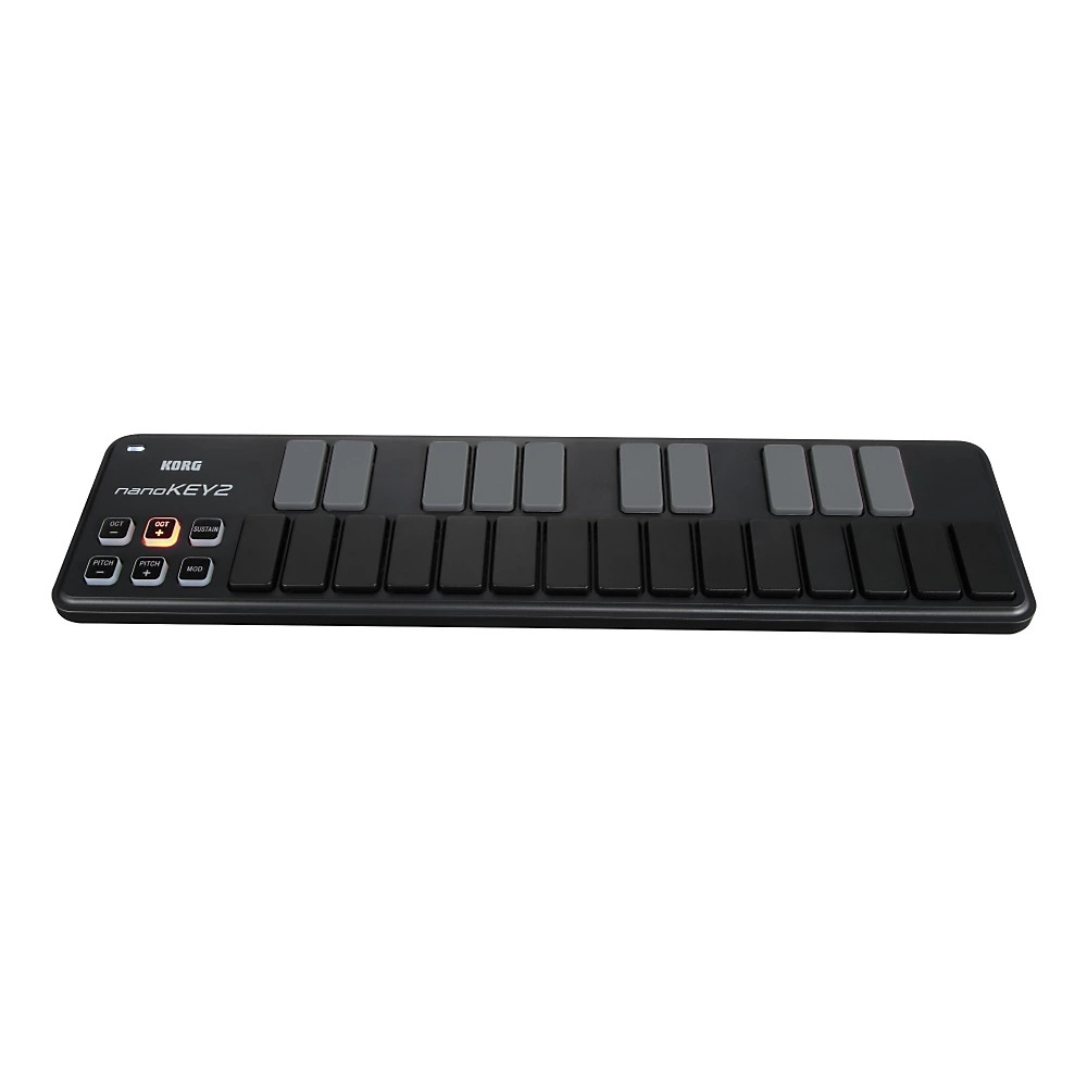 KORG nanoKEY2 SlimLine USB Keyboard Controller Black