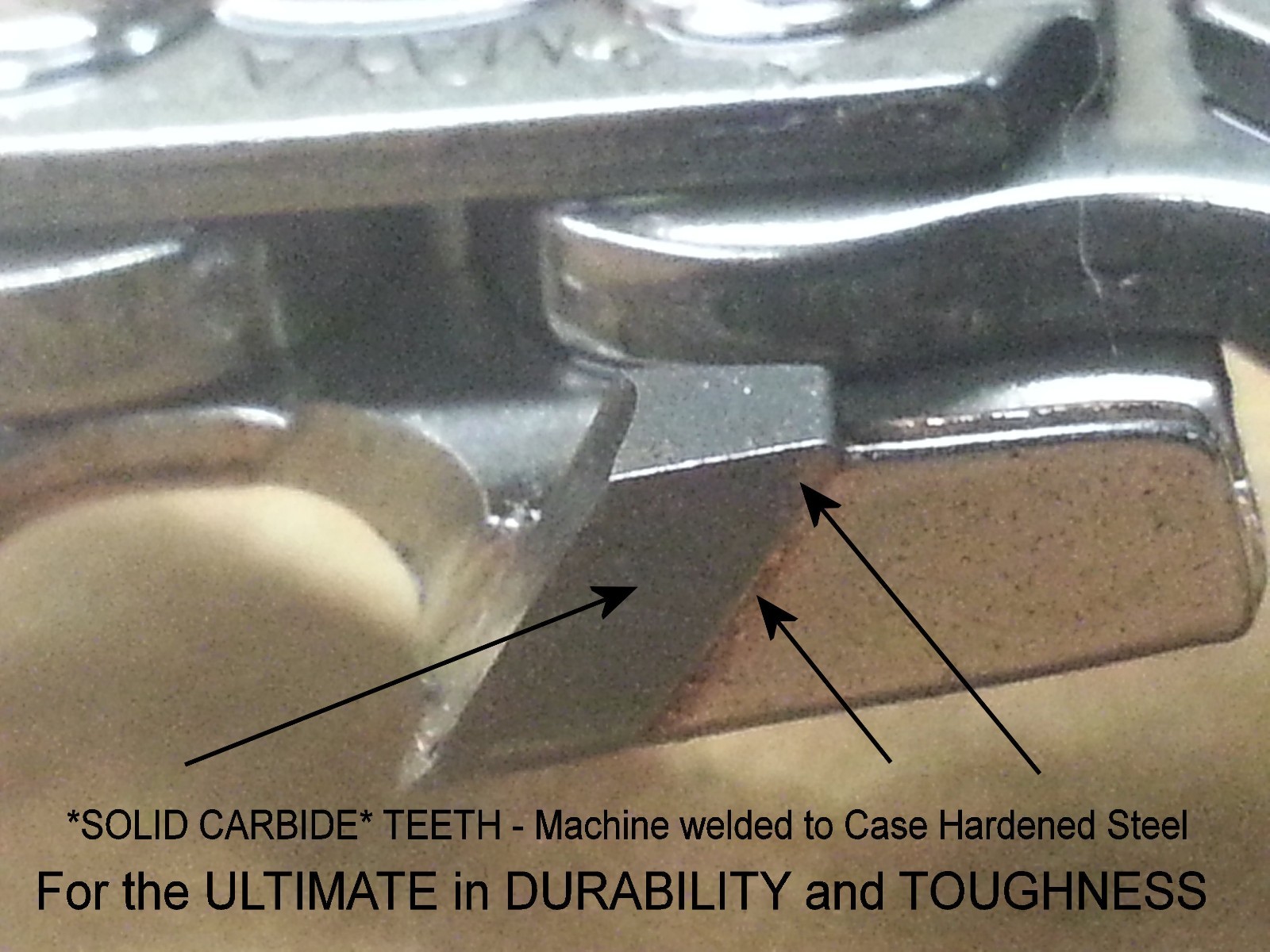 SOLID CARBIDE Chainsaw 3/8" 050" Type 72 - ANY LENGTH - NO Coated Junk VIDEO