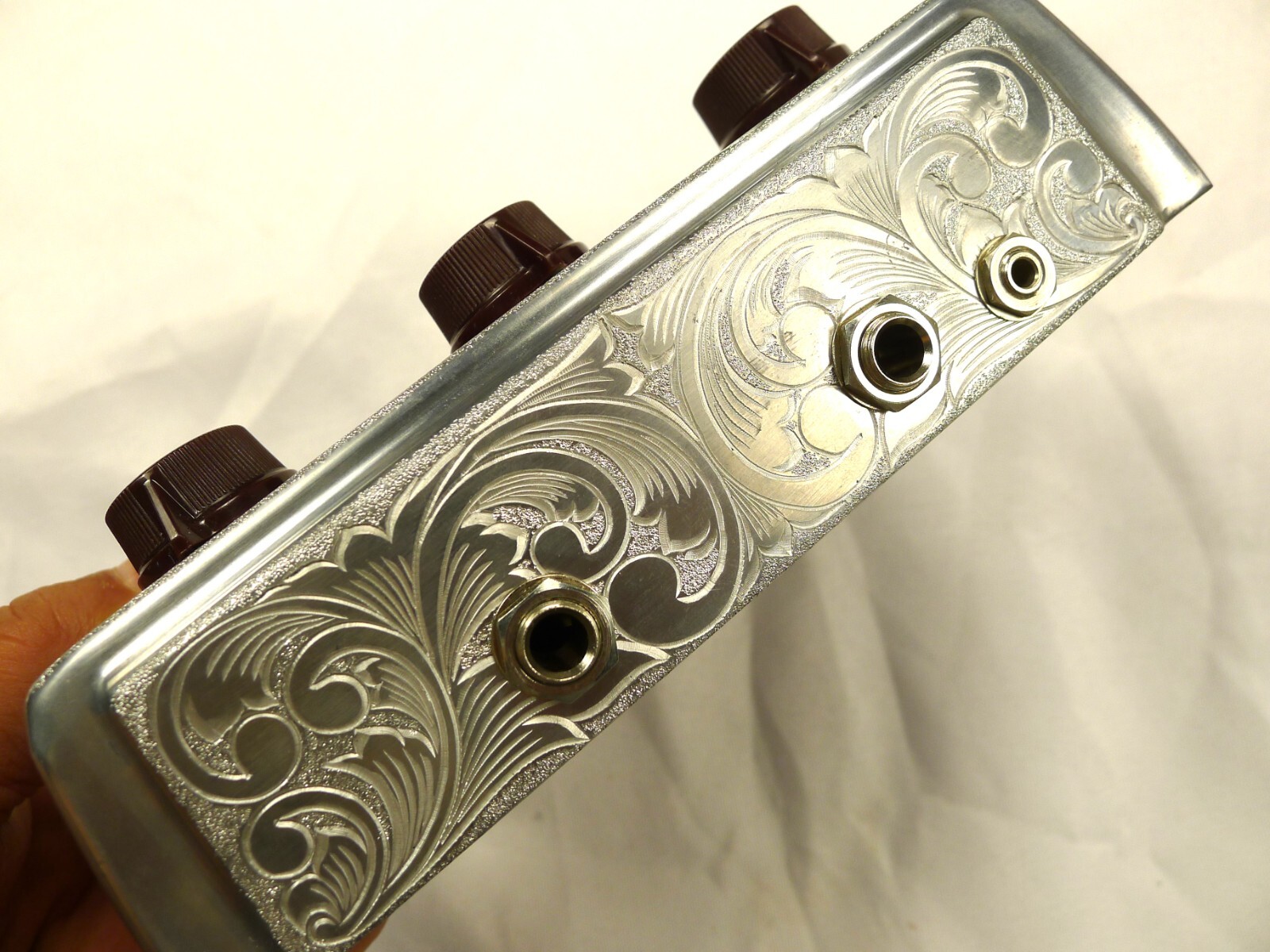 Professional Overdrive Boost Effects Pedal Completed.Hand Carved N