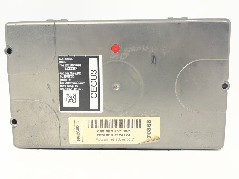 2018 Common Powertrain Control Module A2C53335934 for Kenworth T680 (586-10819)