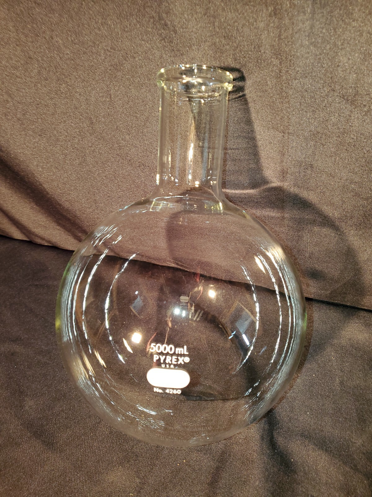 Pyrex 5,000 ml Scientific Lab Boiling Flask glass #4260