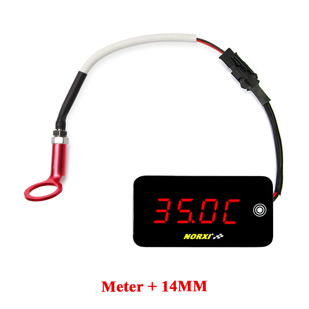 Motorcycles Engine temperature Volt Time3 in 1 LED Display Norxi Automatic