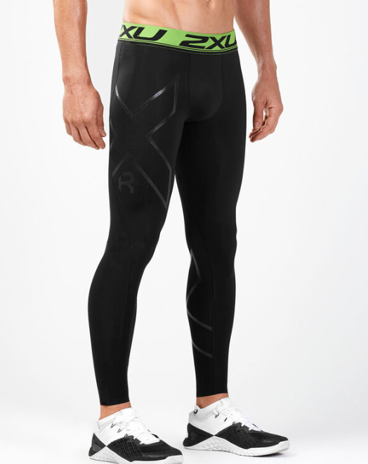 New 2XU Men Refresh Recovery Tights Gradient Compression Post-Training