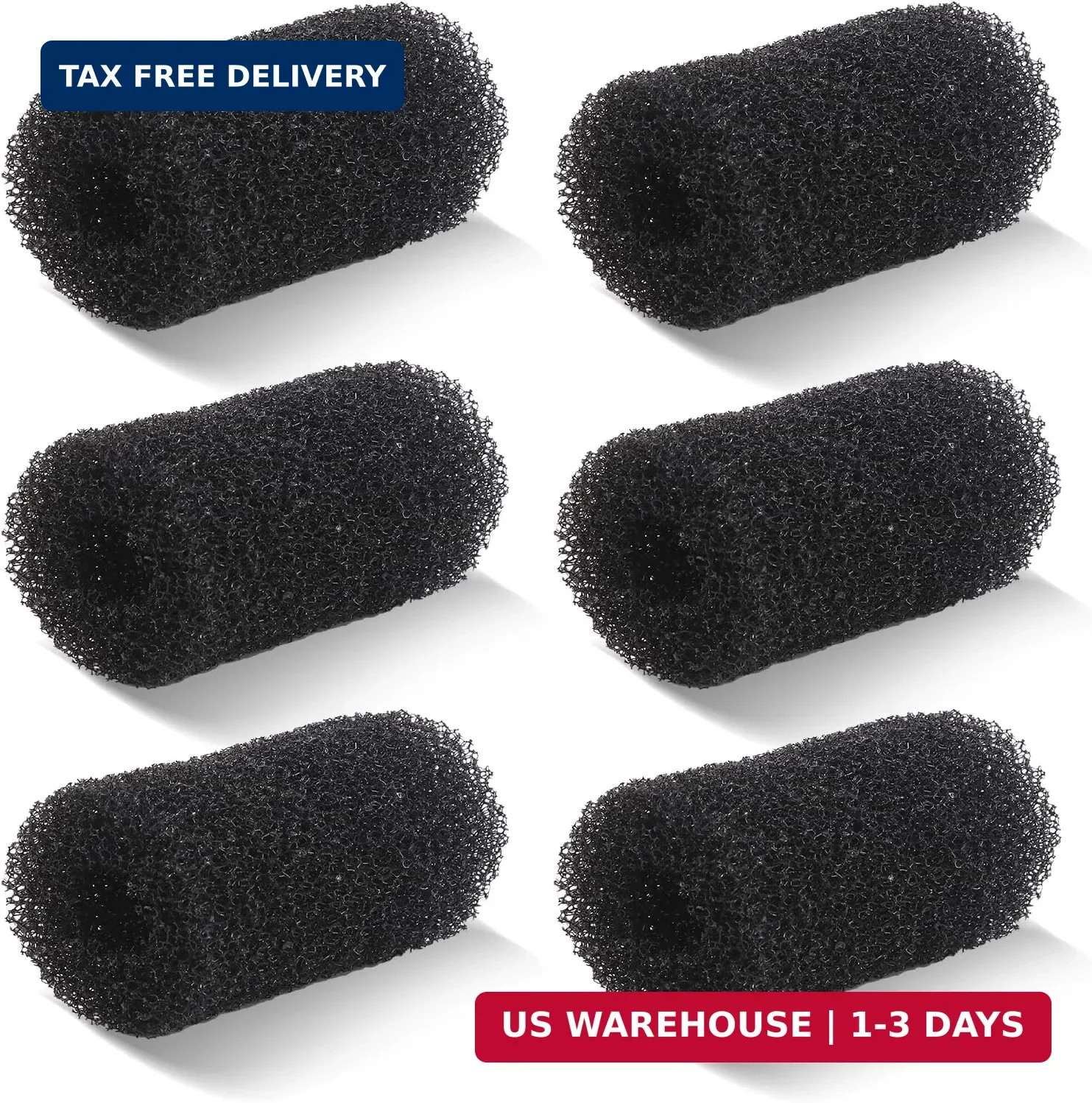 vibement 6 Pack Tail Scrubber Replacement for Polaris Pool Cleaner Parts, High..