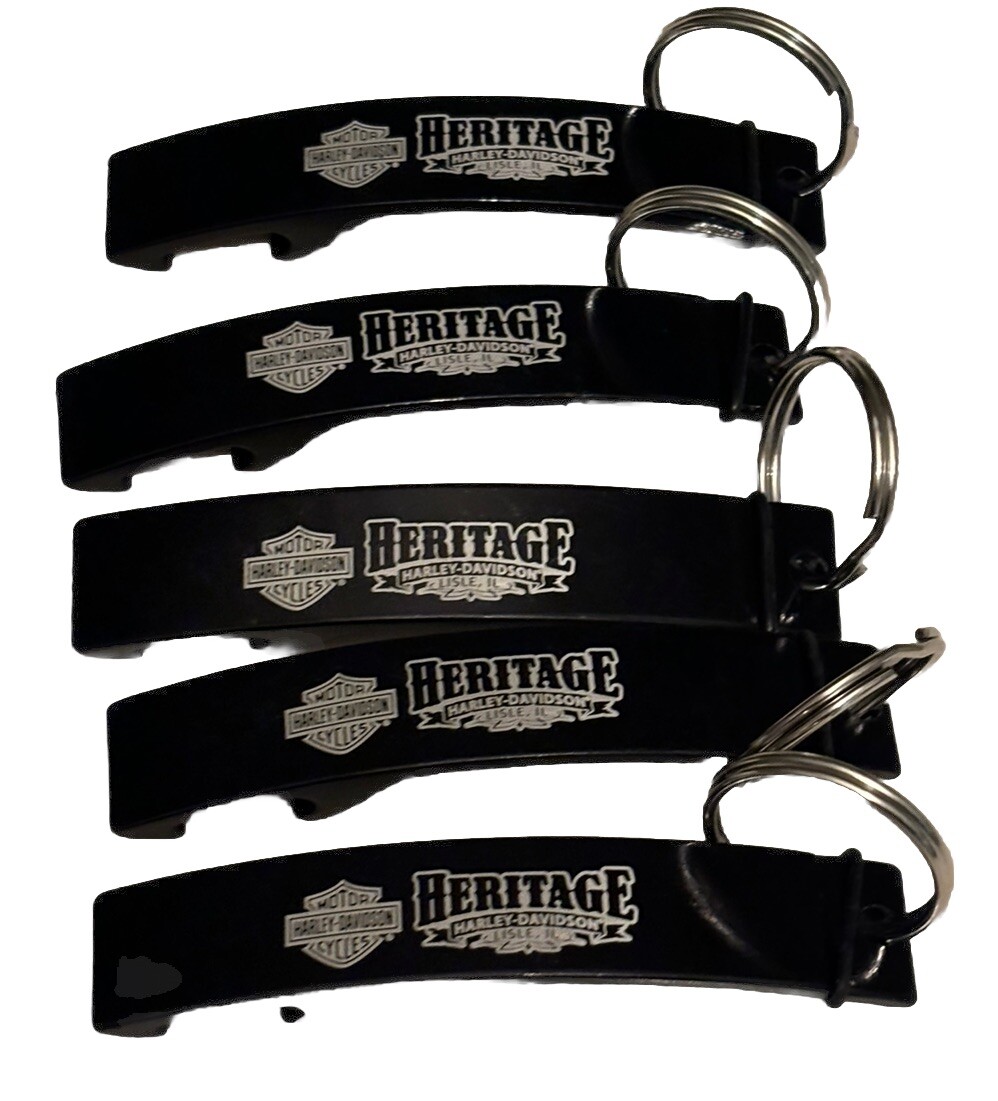 HARLEY-DAVIDSON PLASTIC BEER BOTTLE OPENERS 5 PACK