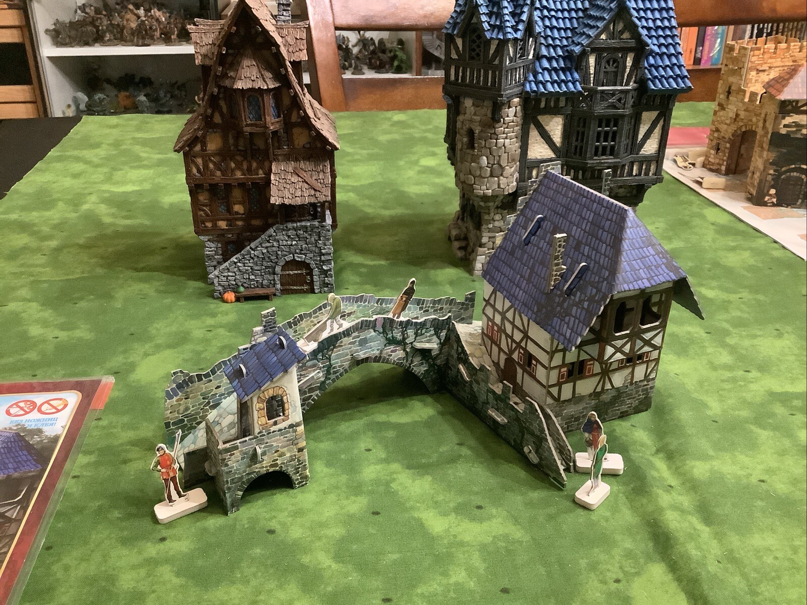 Clever Paper-Fantasy Wargame Terrain -Warhammer,  AOS, Ad&d RPG TOWN BRIDGE