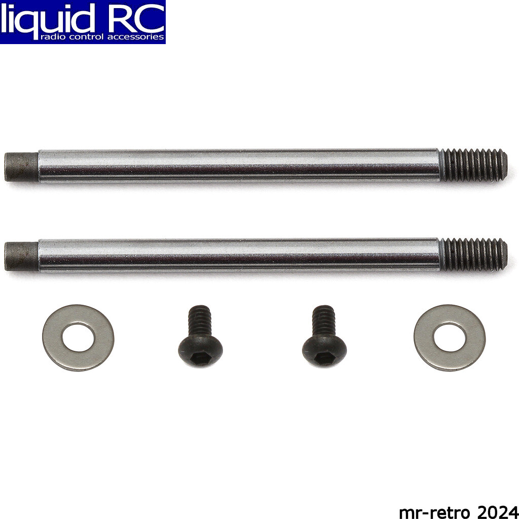 Associated 91618 FT Shock Shaft 3x23 V2 Chrome B64D