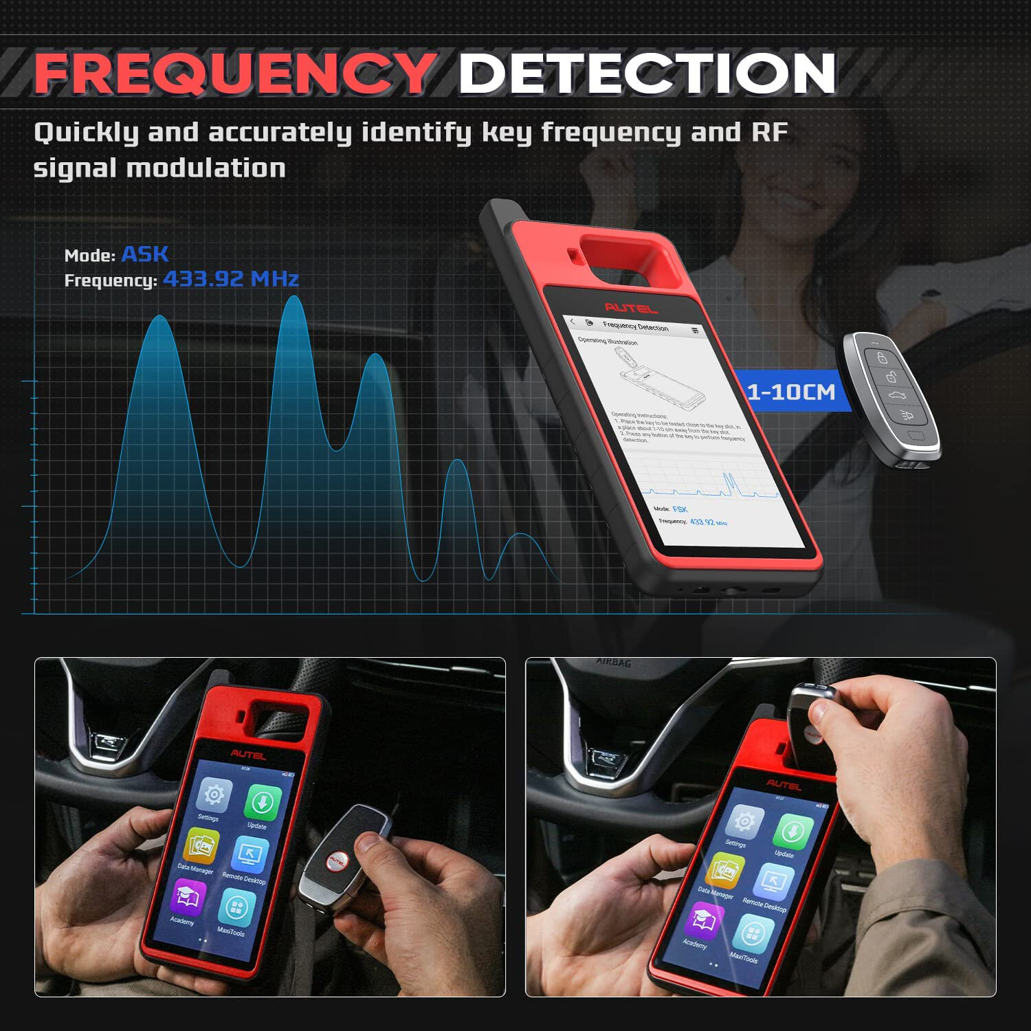 2025 Autel MaxiIM KM100 Key FOB PROGRAMMING Key Generation IMMObilizer 60s