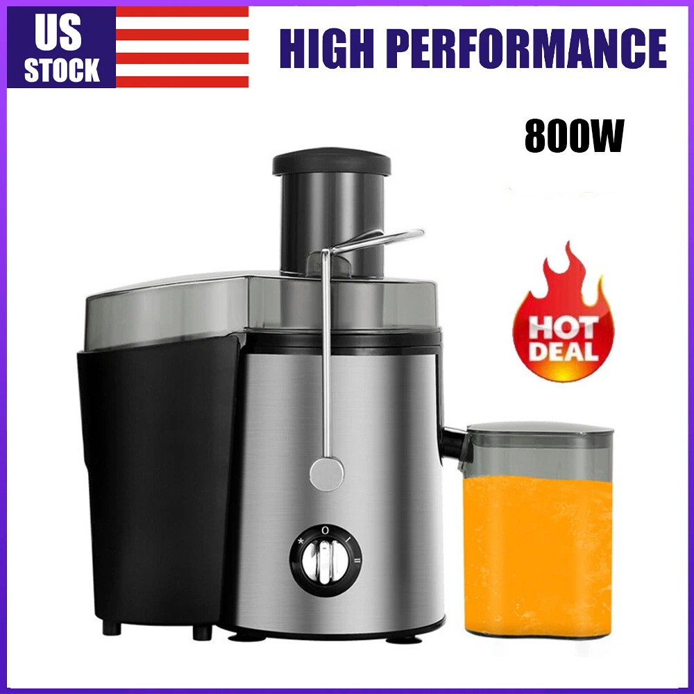 800W Electric Juicer Fruit Veg Blender Cucumber Carrot Orange Juice Machine NEW