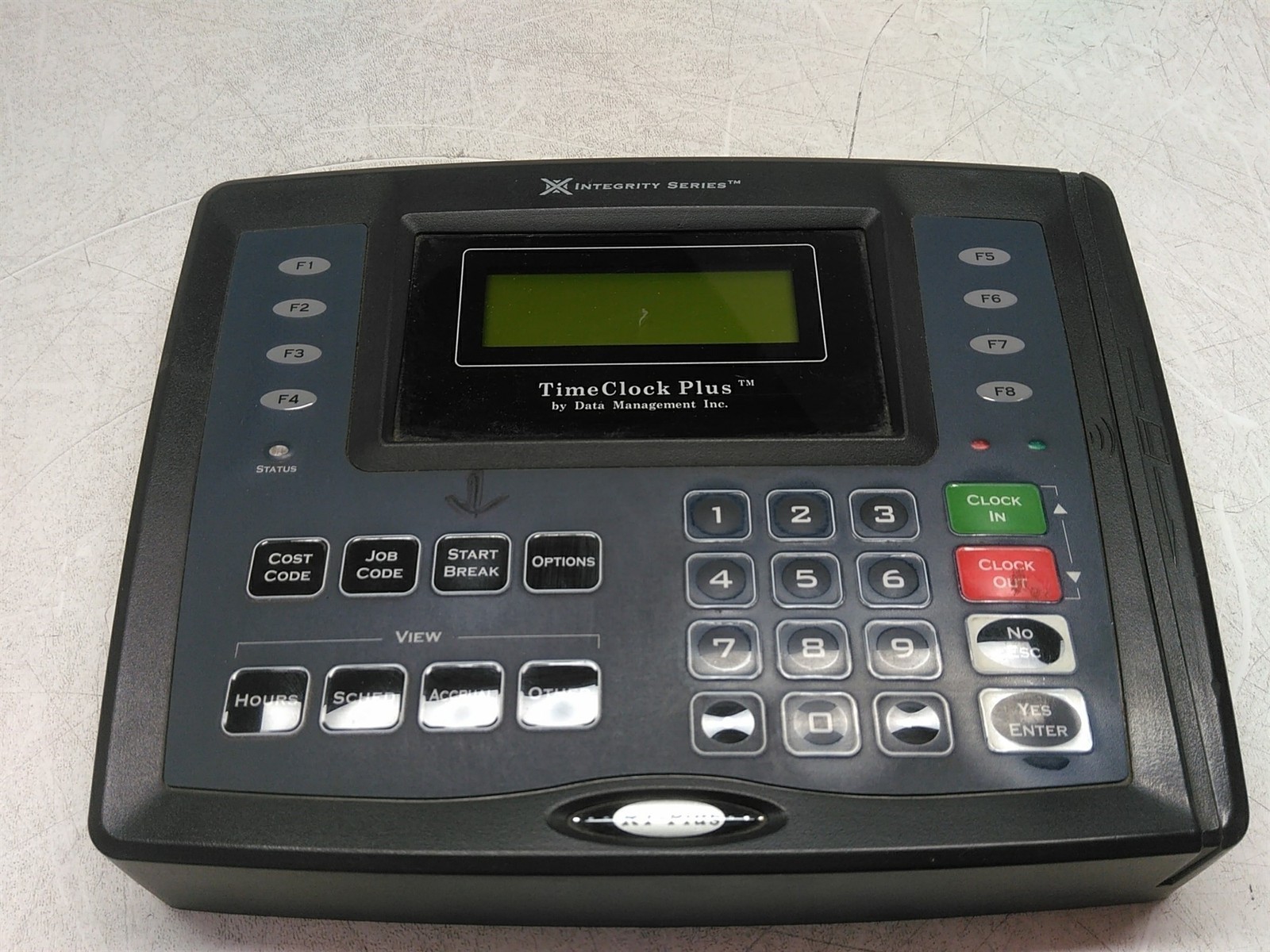 Xipher Technologies IRT-2100-N-1Time Clock Bad Ethernet AS-IS Parts