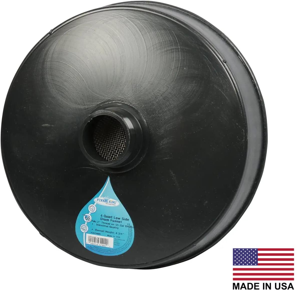 32900 Funnel King Drum Funnel with Screen - 4 Quart Capacity