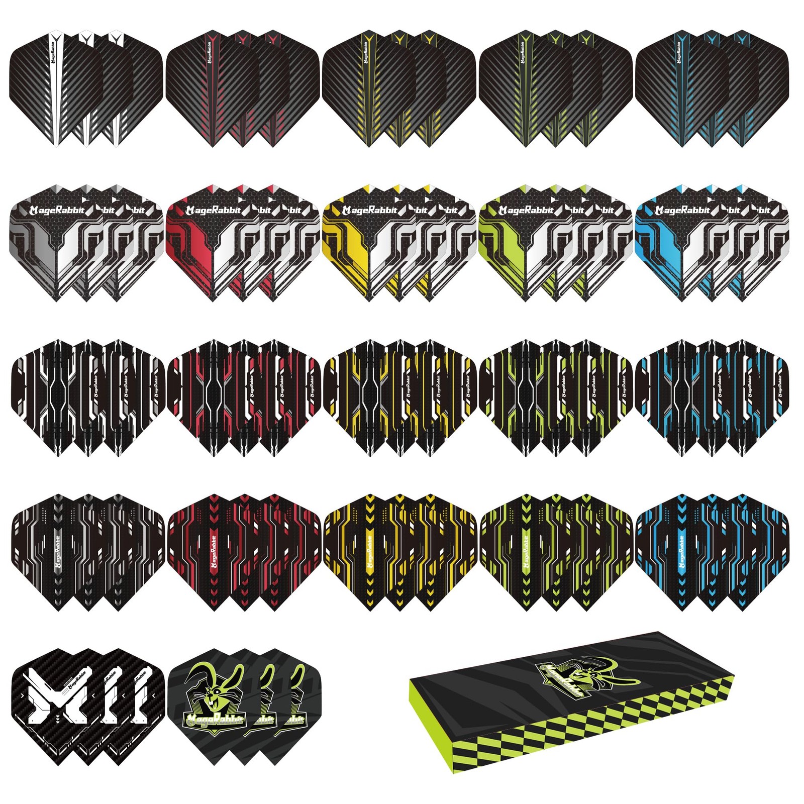 Standard Dart Flights,Dart Flights Set for Soft/Steel Tip Darts.Dart Accessories