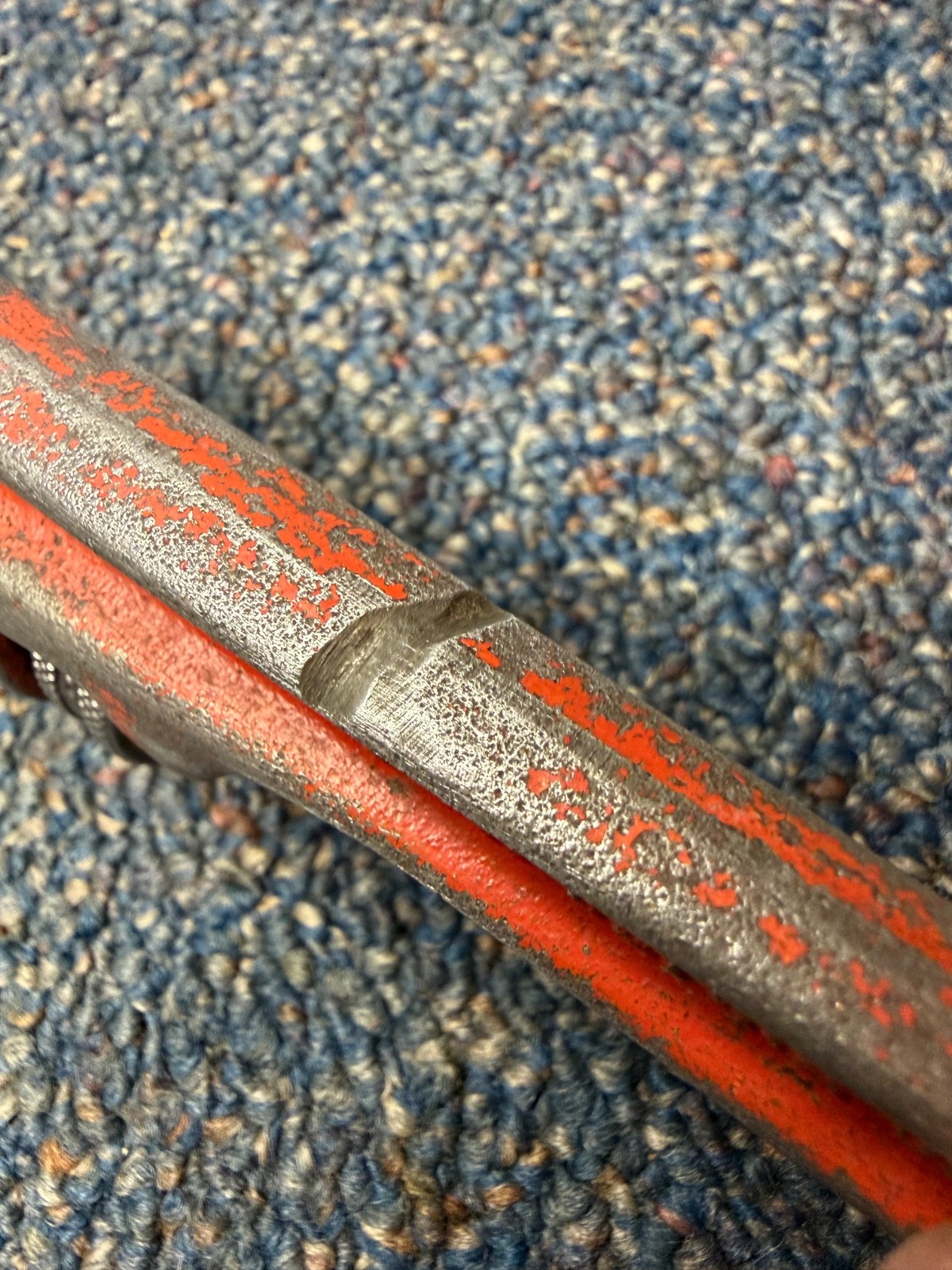 Vtg Ridgid 8" pipe wrench, vg condition